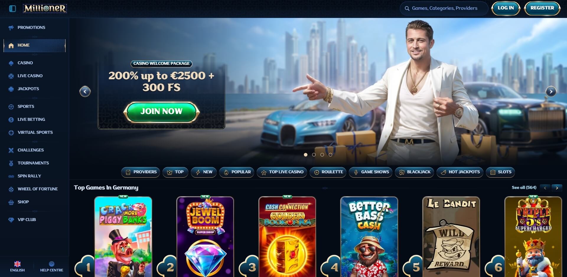 Millioner casino